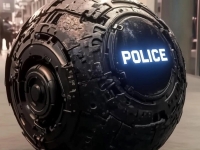 Αστυνομικό ρομπότ σε σχήμα σφαίρας περιπολεί τους δρόμους της Κίνας - Βίντεο