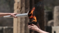 Υποδοχή της Ολυμπιακής Φλόγας στην Πάτρα