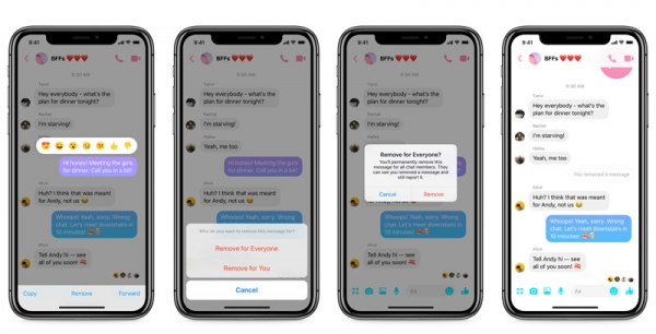 Facebook Messenger: Διαθέσιμο το Unsend - Έτσι ακυρώνεις μηνύματα