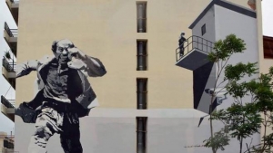 Τι έκανες στον πόλεμο Θανάση; Το απίθανο γκράφιτι της οδού Γούναρη που μας γεμίζει νοσταλγία