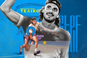 Χατσάνοφ - Τσιτσιπάς 1-3: Ισοπεδωτικός ο Στέφανος, προκρίθηκε στον τελικό του Australian Open