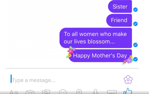 Ο τρόπος του Facebook Messenger για να πείτε χρόνια πολλά σε όλες τις μητέρες!