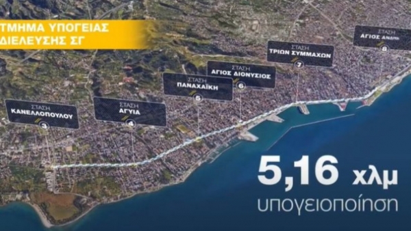 Αθήνα-Πάτρα σε 1 ώρα και 40 λεπτά: Το νέο τρένο με υπογειοποίηση 5,16 χλμ