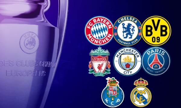 Champions League: Τα ζευγάρια των προημιτελικών και των ημιτελικών