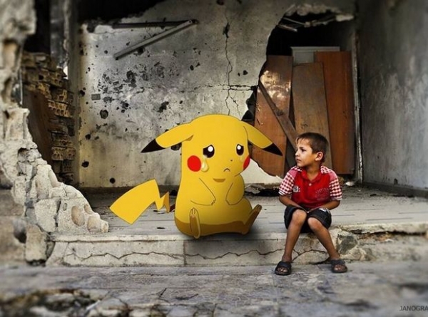 Τα παιδιά στη Συρία κρατάνε Pokemon και μας ραγίζουν την καρδιά